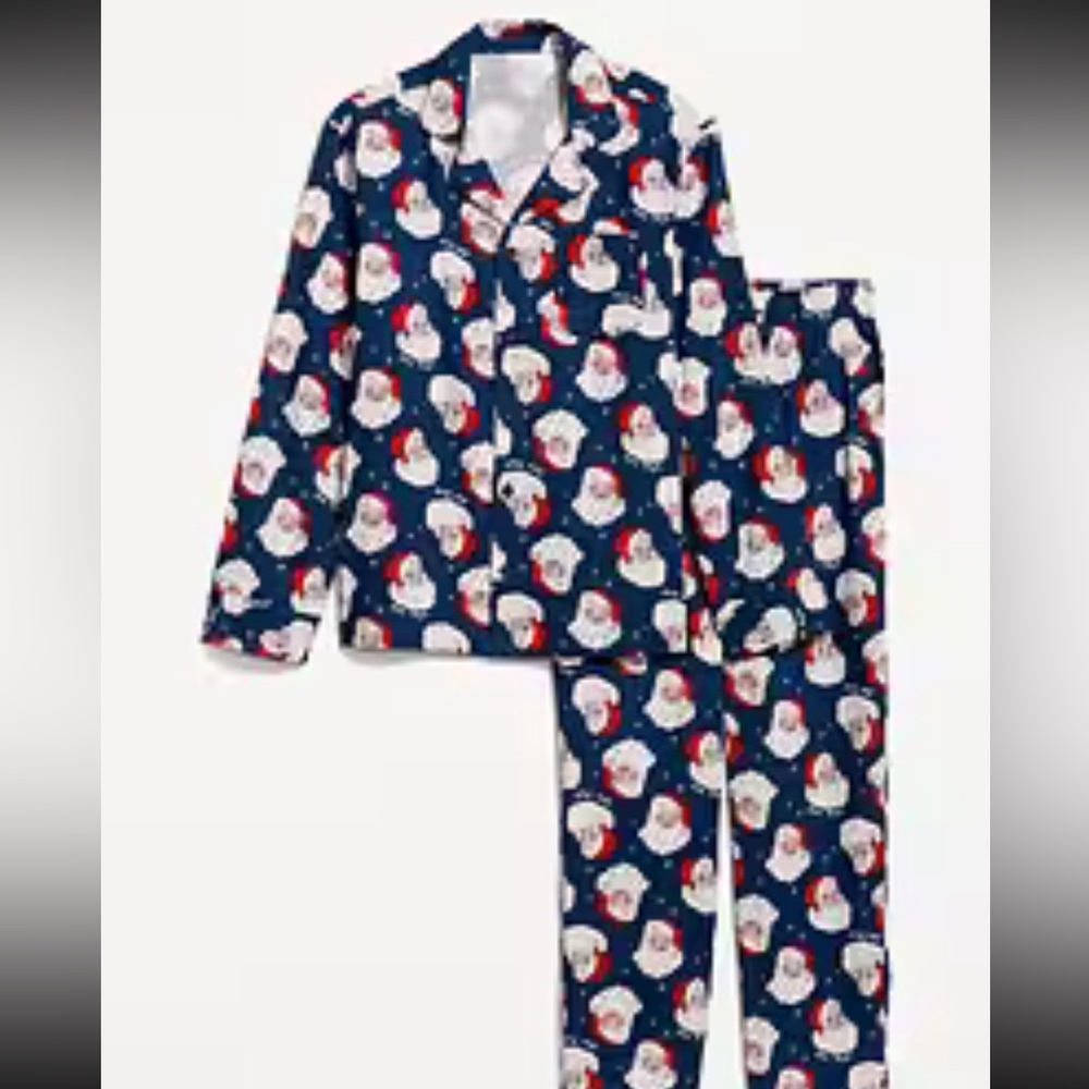 New! Men’s Old Navy XXXXL Christmas Pajama Set 4XL Holiday Family Pajamas Santa